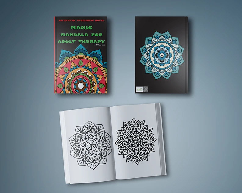 Coloring Book with Mandalas — cover
